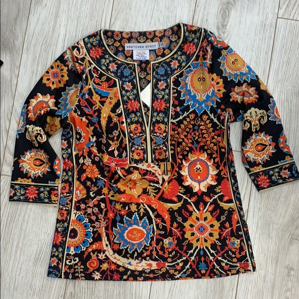 Beautiful Gretchen Scott top NWT
